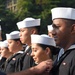 Sailors participate in inspection