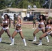 Washington Redskins Cheerleaders and Players visit with SPMAGTF-CR-AF Marines as Part of USO Tour