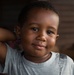 U.S. Marines help young evacuee on Dominica