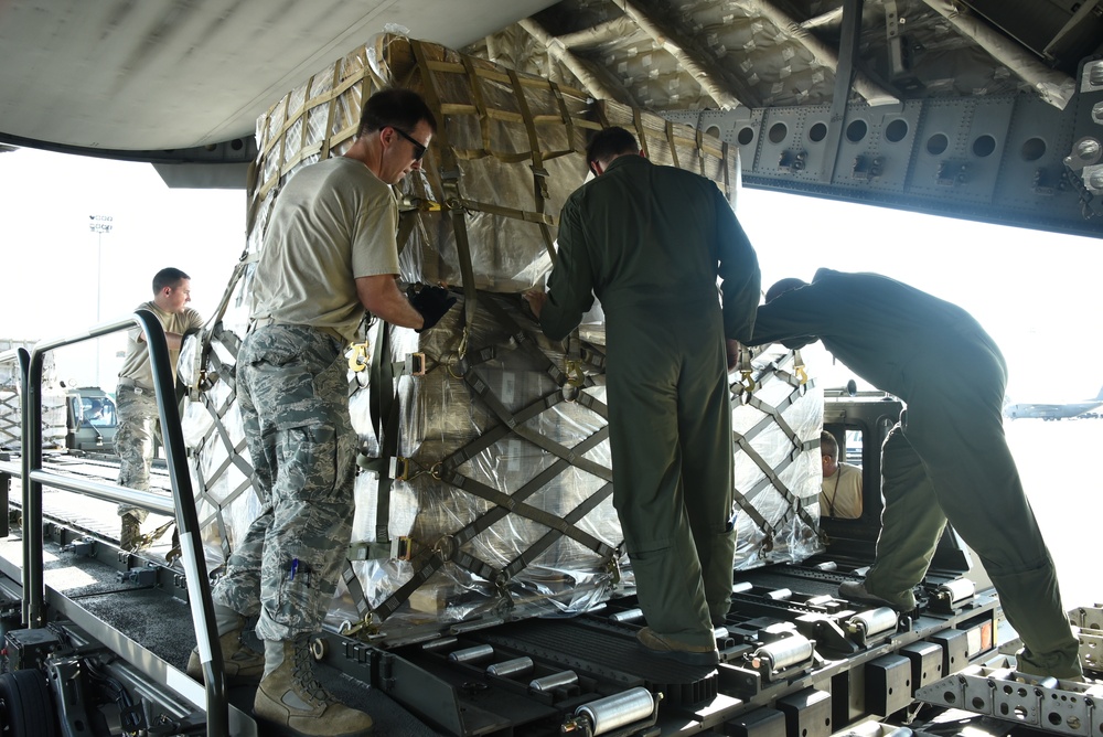 Loading Cargo on C-17 Globemaster III