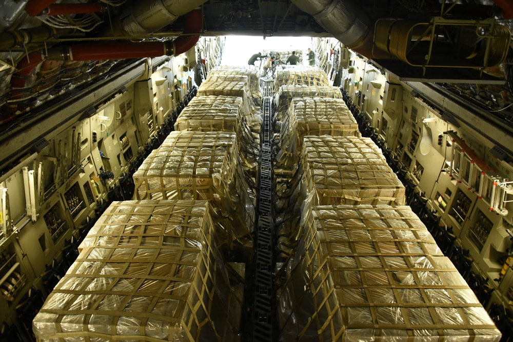 Loading Cargo on C-17 Globemaster III