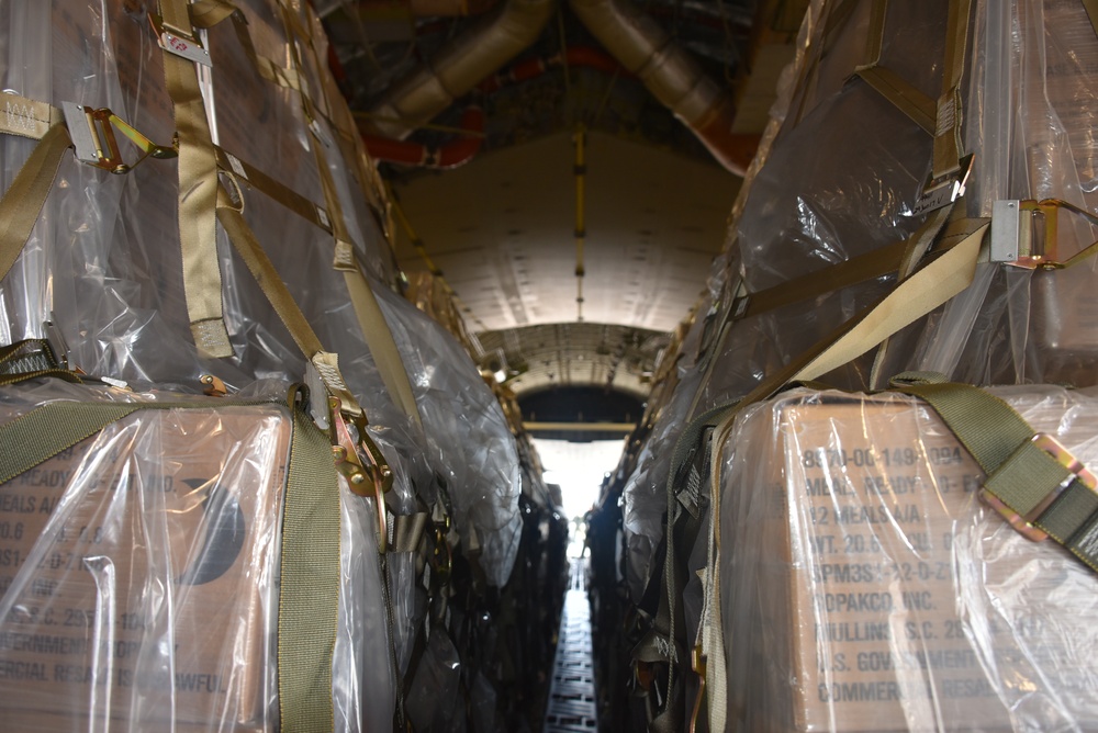 Loading Cargo on C-17 Globemaster III