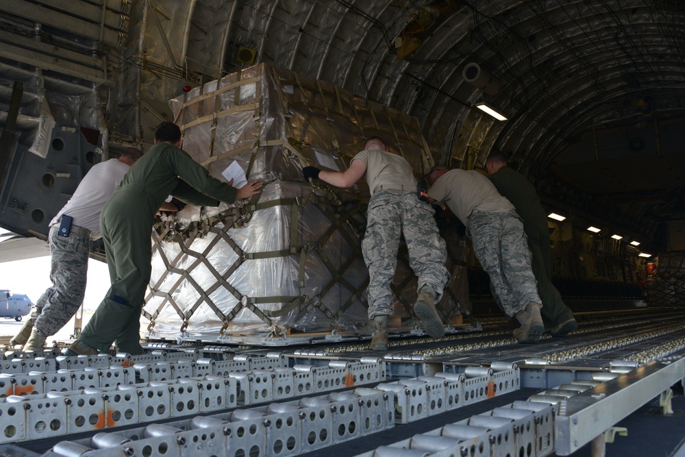 Loading Cargo on C-17 Globemaster III