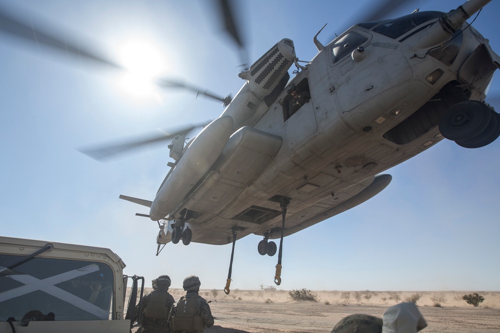 CH-53 External Lift Exercise