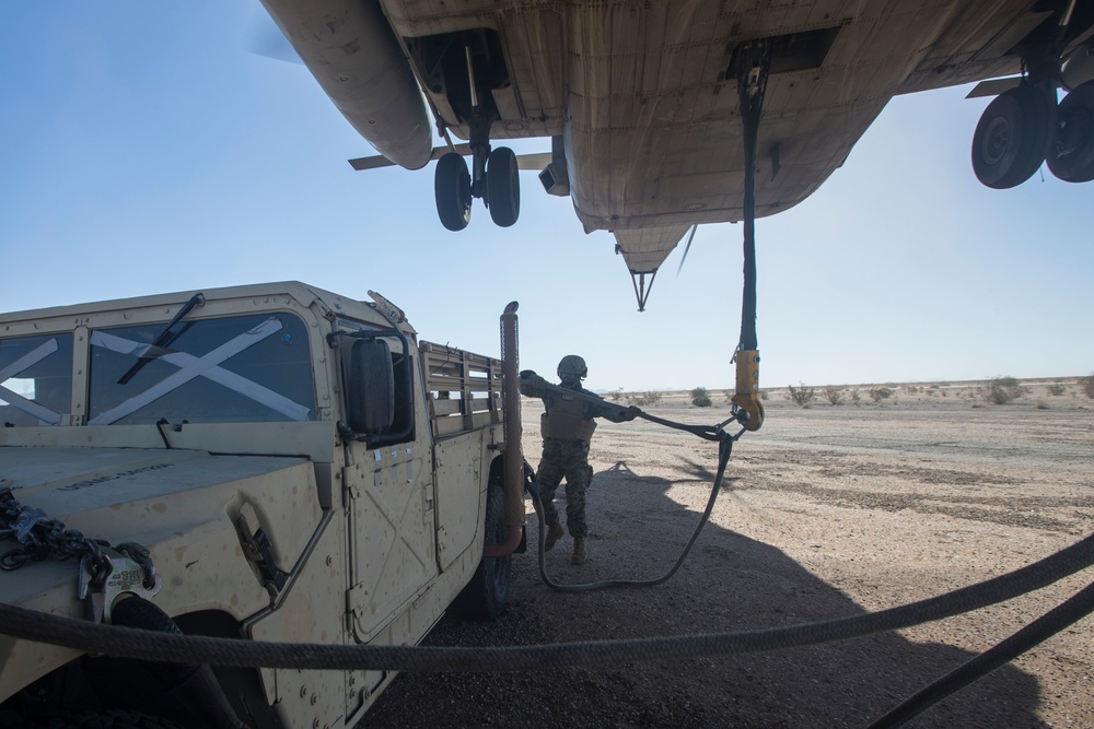 CH-53 External Lift Exercise