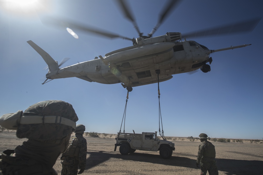 CH-53 External Lift Exercise