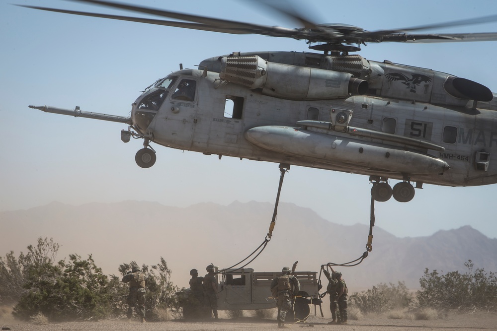 CH-53 External Lift Exercise