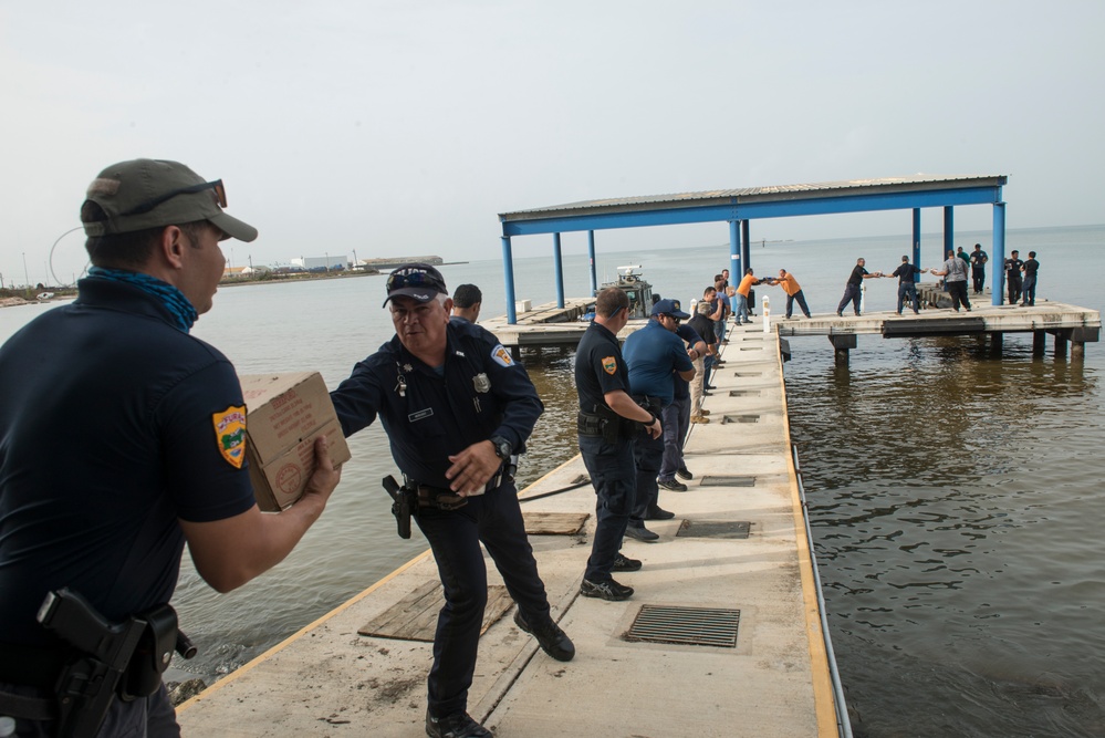 Coast Guard relief efforts underway in Ponce, Puerto Rico