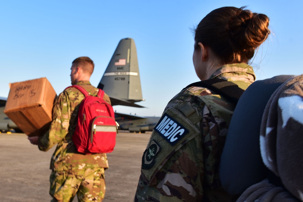 61st Airlift Squadron deploys