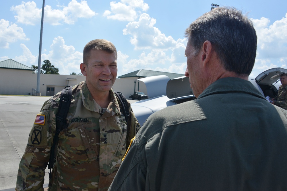 Army Lt. Gen. Jeffrey Buchanan at Savannah Air Dominance Center