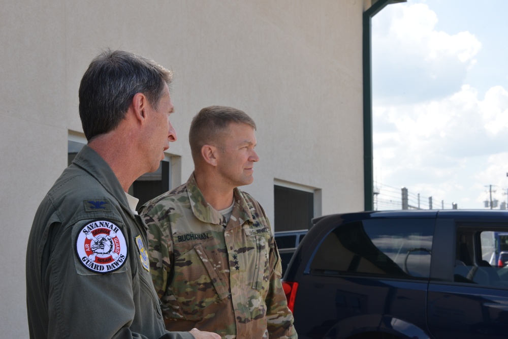 Army Lt. Gen. Jeffrey Buchanan at Savannah Air Dominance Center