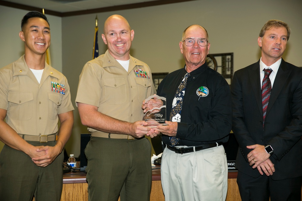 Combat Center awarded for utilizing “green energy”