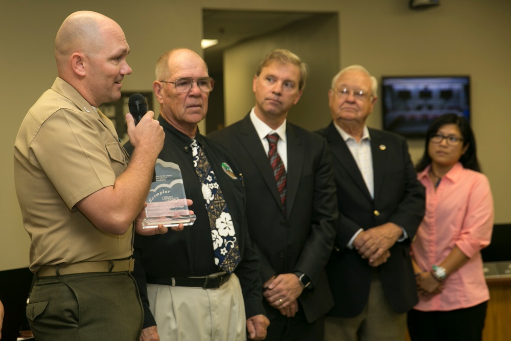 Combat Center awarded for utilizing “green energy”