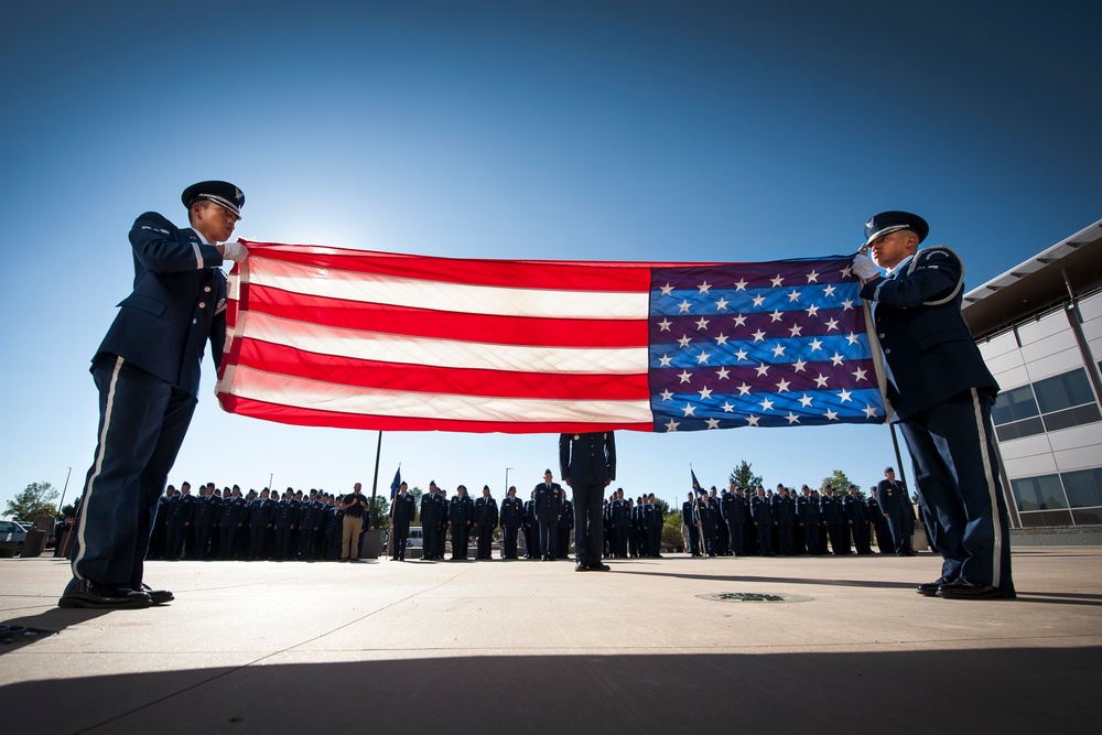 Schriever celebrates Air Force Birthday with retreat