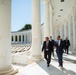 His Excellency Peter M. Christian, President of the Federated States of Micronesia, Participates in a Wreath-Laying Ceremony at the Tomb of the Unknown Soldier