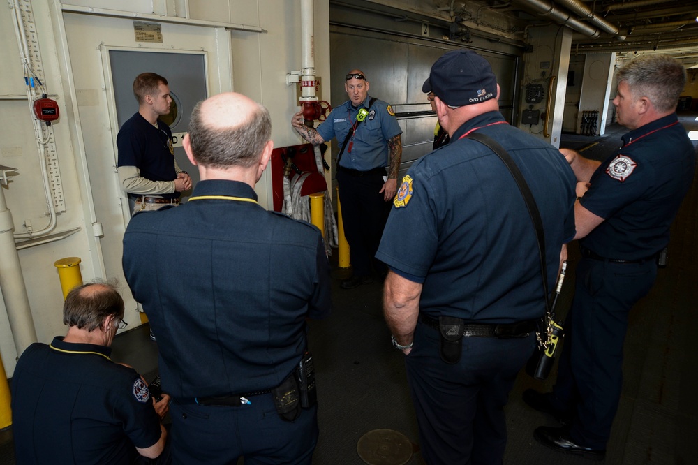 NRNW Fire &amp; Rescue Trains Local Fire &amp; Rescue Departments on Shipboard Firefighting