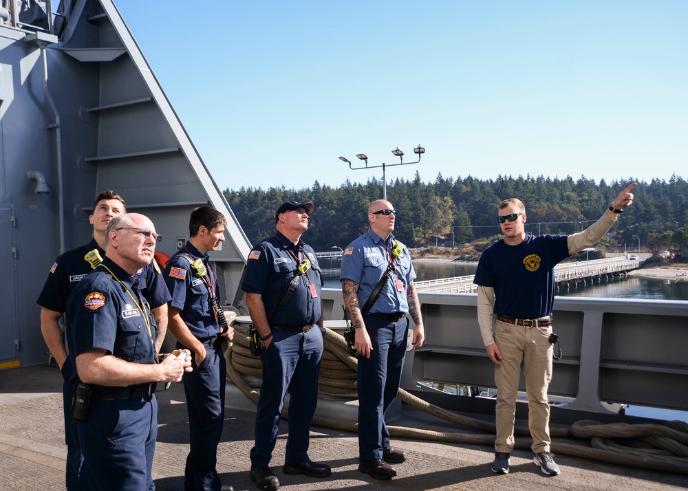 NRNW Fire &amp; Rescue Trains Local Fire &amp; Rescue Departments on Shipboard Firefighting