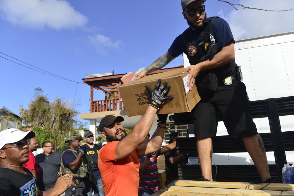U.S. Coast Guard, agency partners deliver aid to Puerto Rico residents