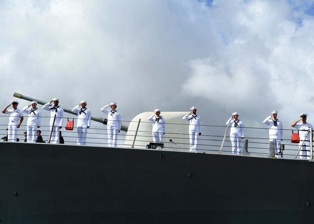 USS Hopper Departs for Western Pacific and Middle Eastern Deployment