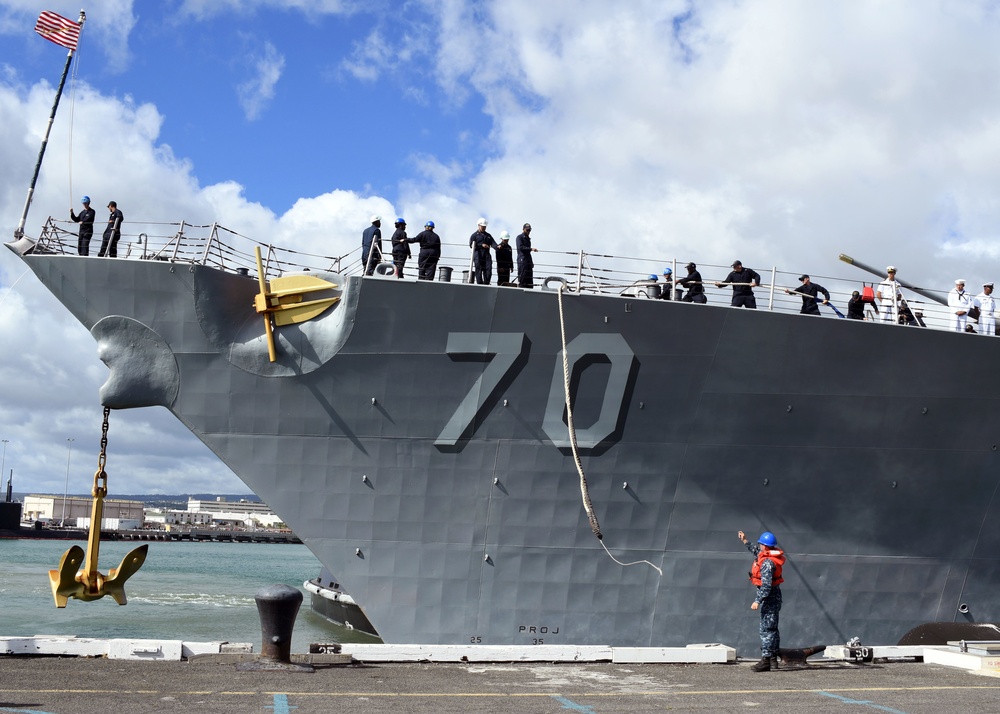 USS Hopper Departs for Western Pacific and Middle Eastern Deployment