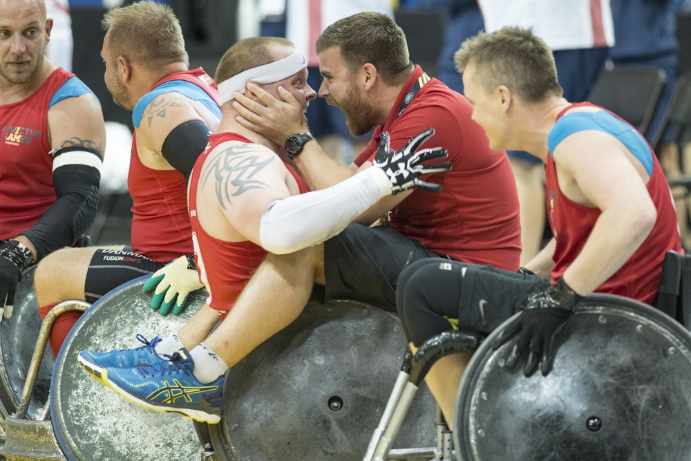 Wheelchair Rugby Semi-finals at Invictus Games 2017