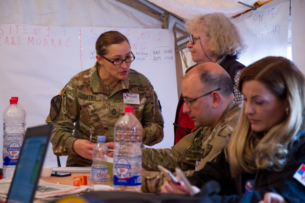 EADRCC's &quot;Bosna I Hercegovina 2017&quot; field exercise day 1