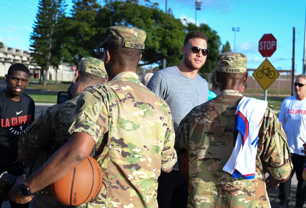 Los Angeles Clippers Visit USS Arizona Memorial