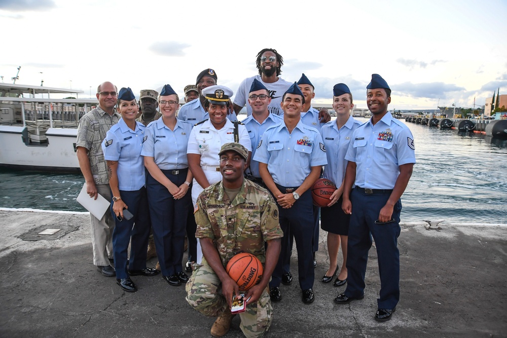 Los Angeles Clippers Visit USS Arizona Memorial