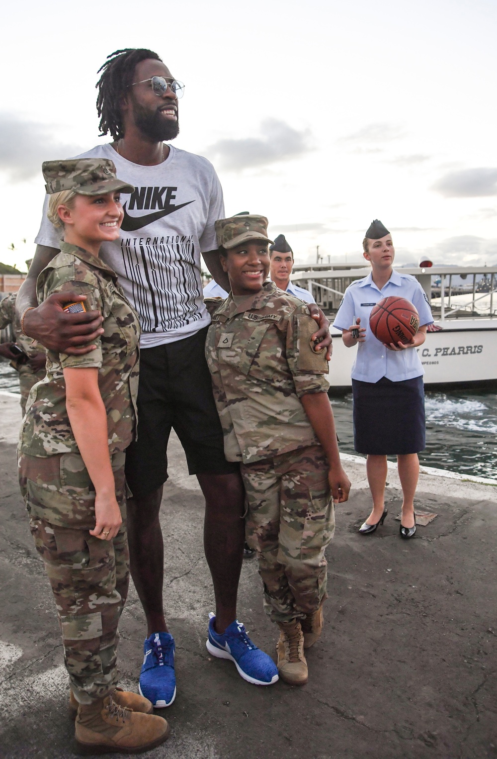 Los Angeles Clippers Visit USS Arizona Memorial