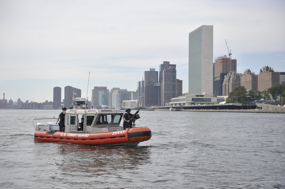 Providing maritime security for UNGA 72