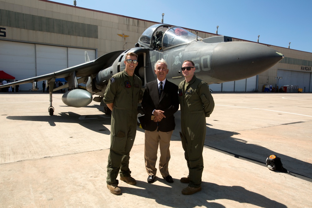 SPMAGTF-CR-AF Osprey and 24th MEU Harrier Part of Spanish 100-Year Aviation Static Display