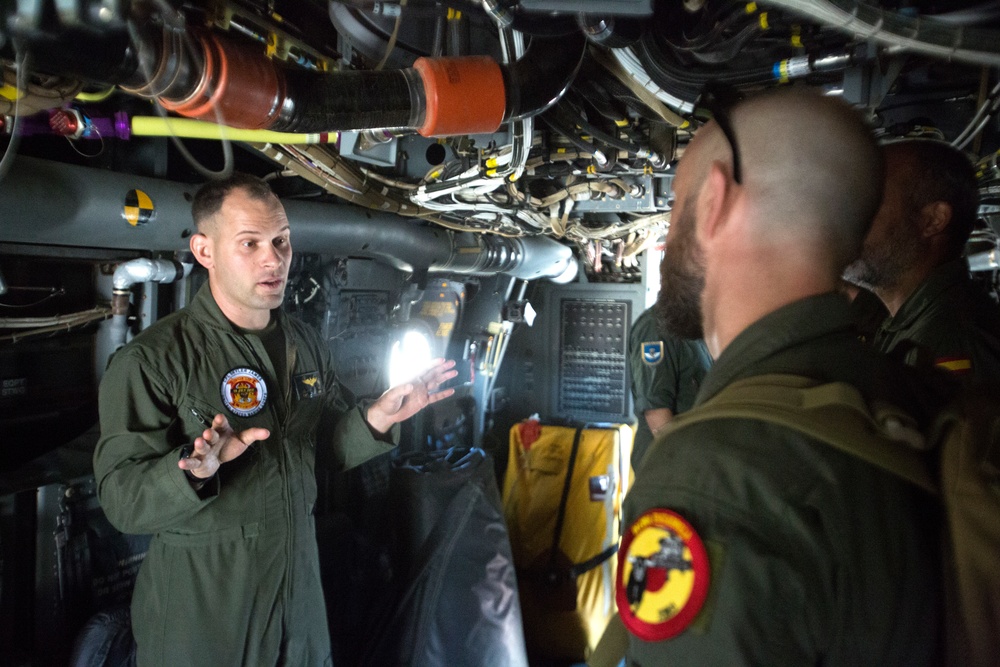 SPMAGTF-CR-AF Osprey and 24th MEU Harrier Part of Spanish 100-Year Aviation Static Display