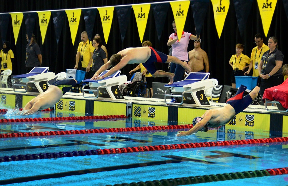 Swimming preliminaries at 2017 Invictus Games