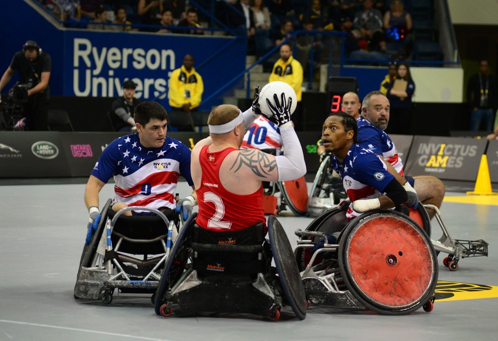 Wheelchair rugby finals at 2017 Invictus Games