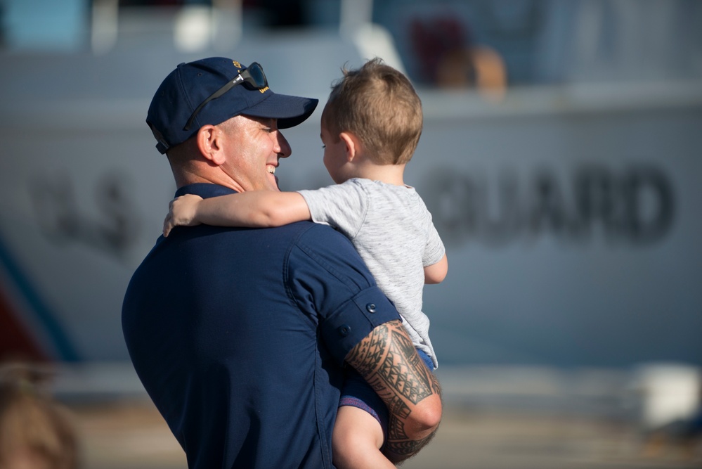 Coast Guard Cutter Valiant crew returns to homeport