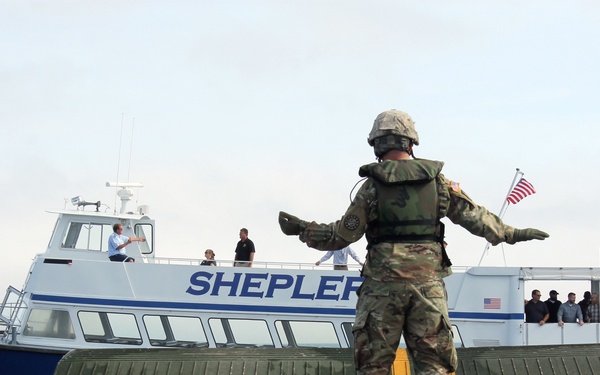 Michigan National Guard EM, CST, and MRBC exercise emergency operations in the Straits of Mackinac