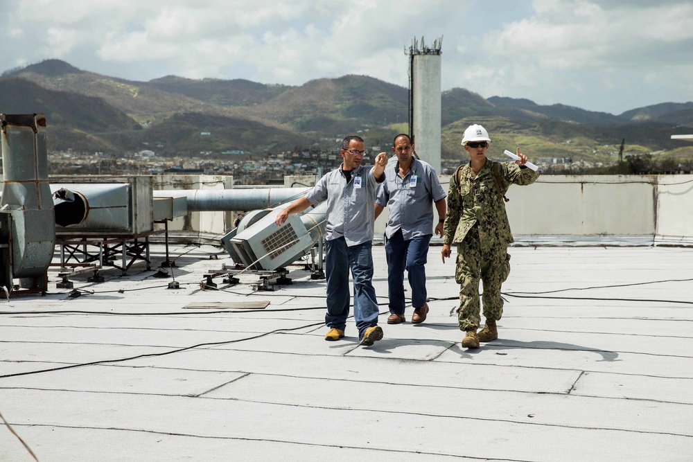 U.S. Marines, Sailors continue assessment of hospitals in Puerto Rico