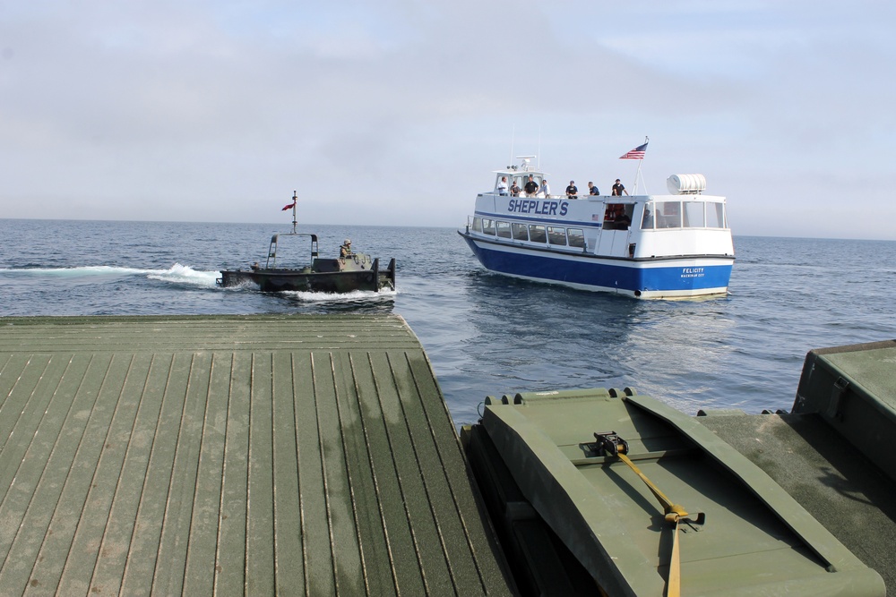 Michigan National Guard EM, CST, and MRBC exercise emergency operations in the Straits of Mackinac
