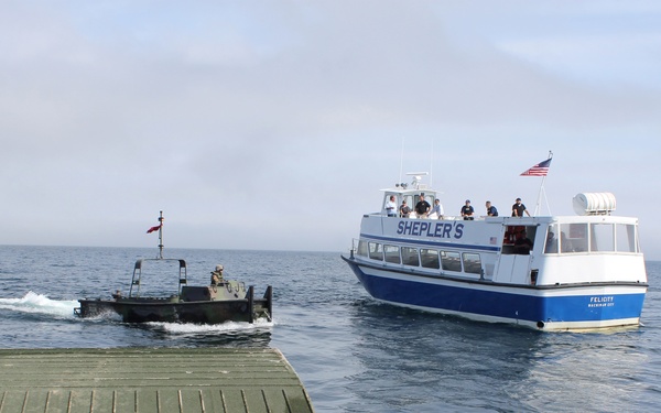 Michigan National Guard EM, CST, and MRBC exercise emergency operations in the Straits of Mackinac