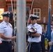 Coast Guard Kodiak-based chiefs present morning colors for CCTI