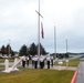 Coast Guard Kodiak-based chiefs present morning colors for CCTI