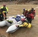 FEMA USAR Brings Supplies Across a River