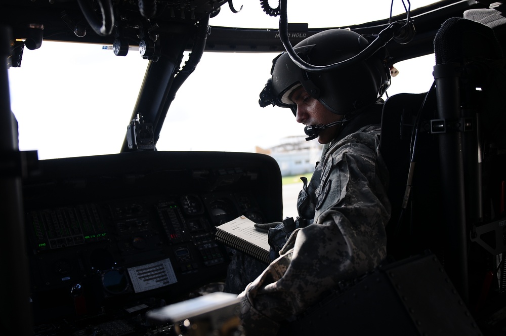 Puerto Rico National Guard Distribute Water And Food