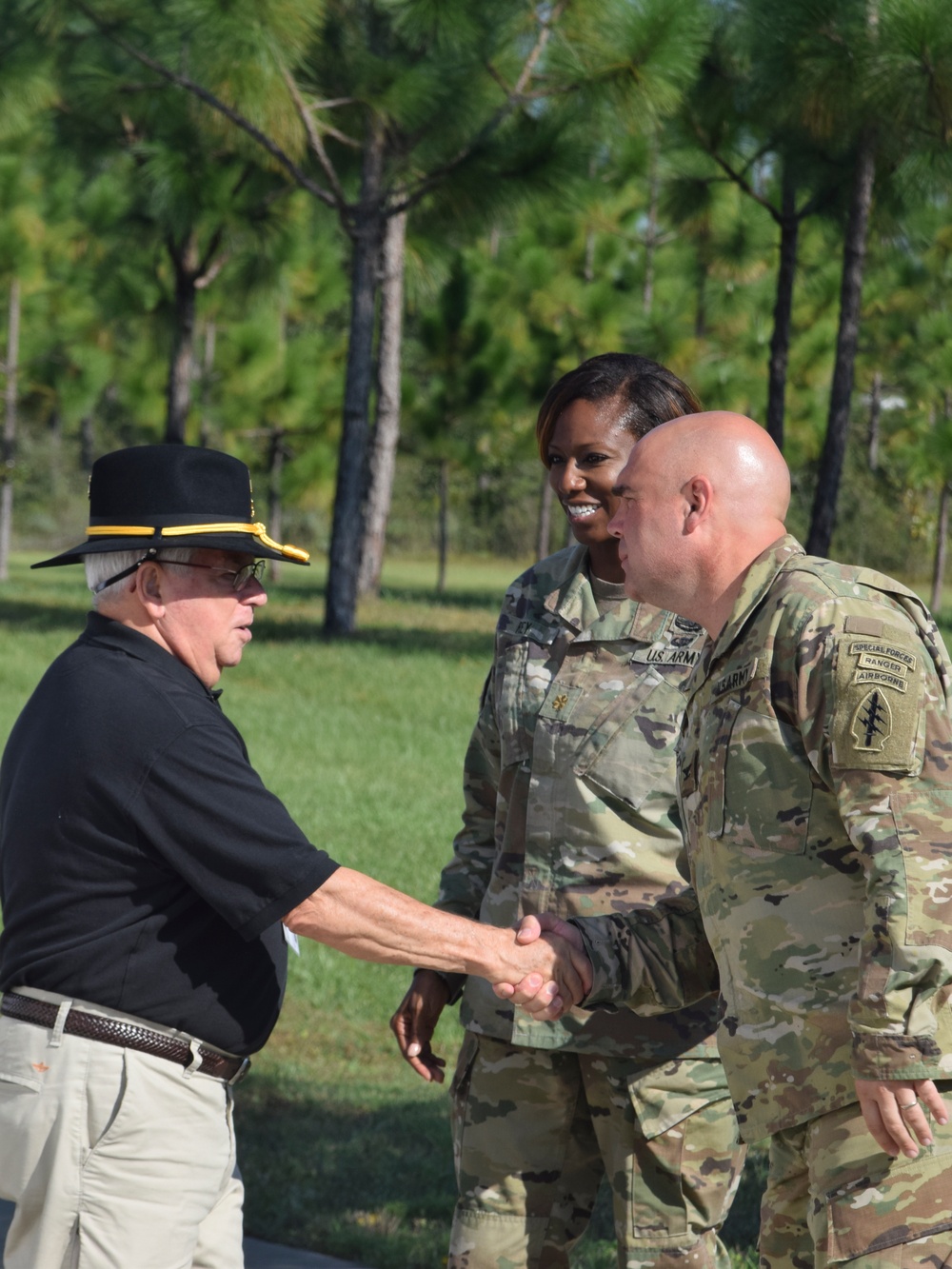 Vietnam Veterans visit 7th SFG (A) to see an increase in Soldier readiness in the Army