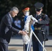 President of the Republic of Kosovo, Hashim Thaçi, Participates in a Public Wreath-Laying Ceremony at the Tomb of the Unknown Soldier at Arlington National Cemetery