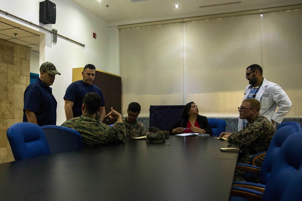U.S. Marines, Sailors with 26th MEU reassess hospitals in Puerto Rico