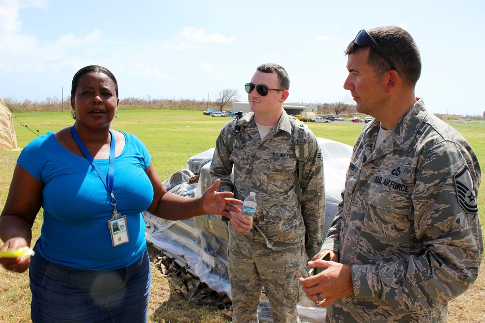 Air National Guardsmen operate &amp; maintain mobile air traffic control in St. Croix