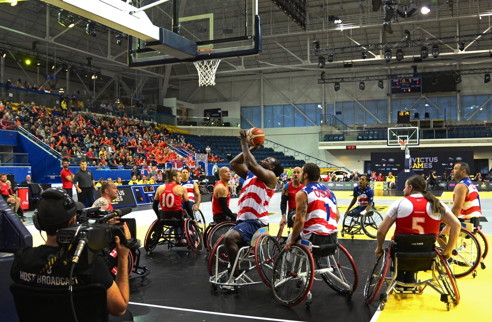 Wheelchair basketball finals at 2017 Invictus Games