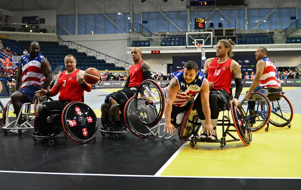 Wheelchair basketball finals at 2017 Invictus Games