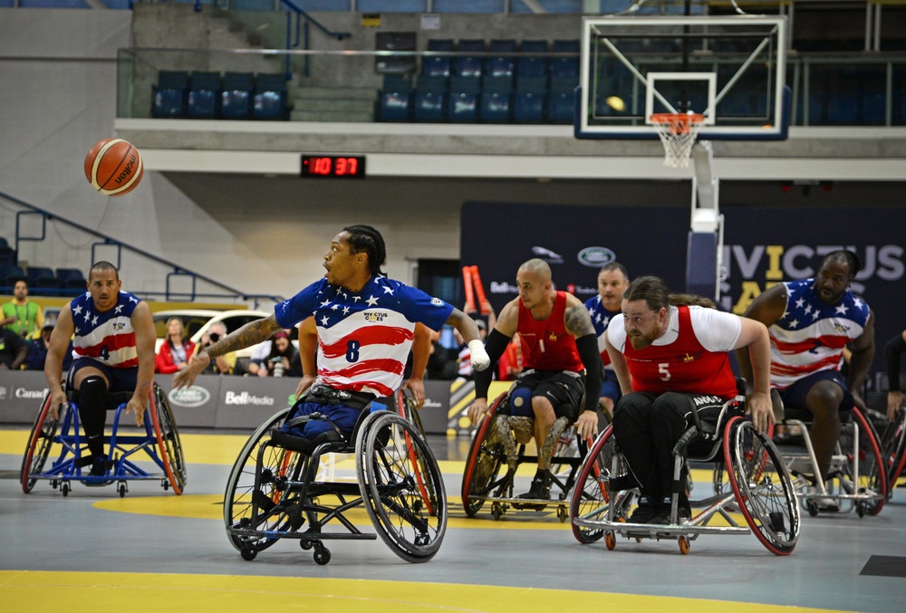 Wheelchair basketball finals at 2017 Invictus Games